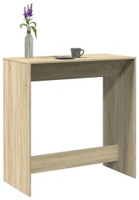 Tavolo da bar rovere sonoma 102x50x103,5cm in legno multistrato