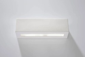 Applique da Parete in Gesso-Ceramico VEGA E27 Pitturabile da Interno