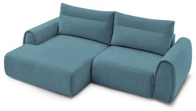 Divano angolare blu Aden – Bobochic Paris