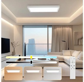 Brilagi - Lampada a LED dimmerabile FRAME SMART LED/30W/230V bianco IP44 + telecomando