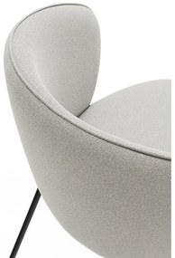 Set di sedie da pranzo grigio chiaro in imbottito 2 pz Add – Teulat