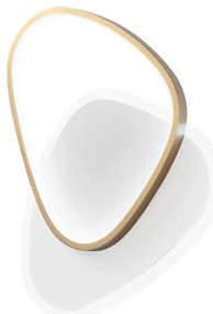 Plafoniera LED Ayrton Ø 42 cm dorato IP20, 4600 lumen LUCE AMBIENTE DESIGN