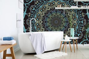 Carta da parati – Mandala astratta in stile vintage