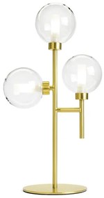 Lampada da tavolo glamour Dom 3xG9 MILOOX