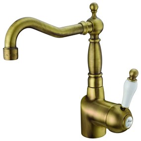 Rubinetto per lavabo OXFORD bronzo satinato HUBER H 26 cm