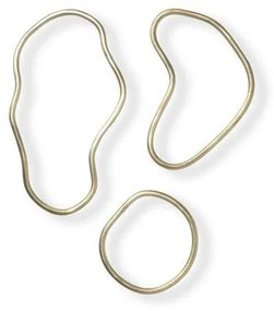 Ferm Living - Pond Trivets Set of 3 Brass ferm LIVING