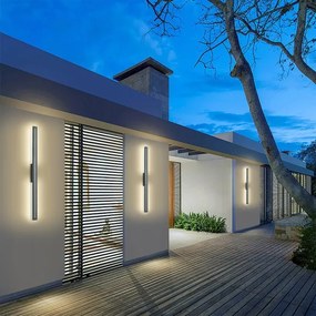 Brilagi - Lampada da parete LED per esterni LINEO LED/24W/230V 3000K IP65 antracite