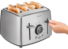 Sencor - Tostapane a 4 fette 1600W/230V finitura cromata opaca