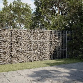 Cesto Gabbione Con Copertura 300x100x150 Cm İn Ferro Zincato /