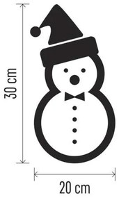 Decorazione natalizia a LED 5xLED/2xAA pupazzo di neve