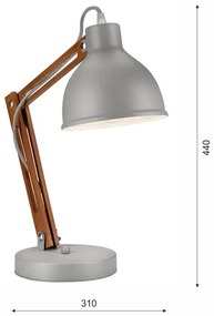 Lampada da tavolo MARCELLO 1xE27/60W/230V