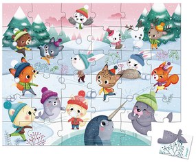 Puzzle - Palle Di Neve - 36 pezzi
