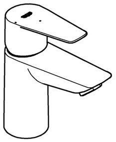 GROHE 23900001 - Miscelatore lavabo START EDGE, misura S, cromo lucido