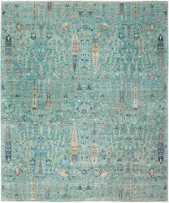 Samarkand Tappeto orientale 240x290 Turchese (Pakistan) Annodato A Mano