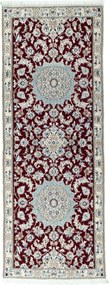Nain Tappeto 80 x 220 Rosso (Iran) Annodato A Mano