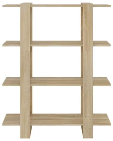 Libreria/divisorio rovere sonoma 100x30x123,5 cm