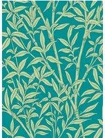Cole & Son Carta da parati Bamboo Forest - Pistachio on Petrol