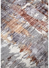 Tappeto grigio 160x230 cm Malard Copper Gold - Elle Decoration
