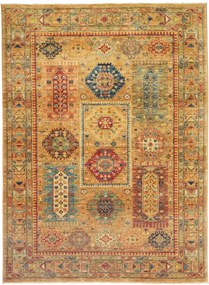 Samarkand Tappeto 150 x 200 Giallo (Pakistan) Annodato A Mano