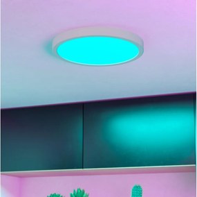 Eglo 901377 - Plafoniera da soffitto per bagno LED RGBW dimmerabile FUEVA-Z LED/14,3W/230V 27,8cm IP44 bianca