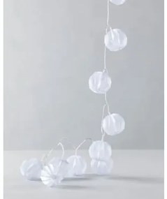 Ghirlanda Decorativa LED in Poliestere Sandu Bianco - The Masie