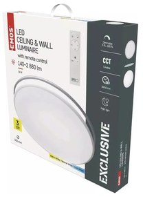 Plafoniera a LED bianca con telecomando Alvi - EMOS
