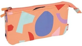Astuccio Scuola Milan Animals Arancio 22 x 12 x 4 cm