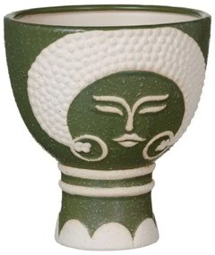 Vaso Ceramica Verde 19 x 19 x 22 cm