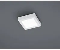 Plafoniera Quadrata Zeus Led Dimmerabile Bianco 18x18 cm Trio Lighting