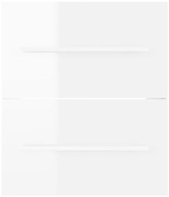 Mobile sottolavabo bianco lucido 41x38,5x48 cm in truciolato