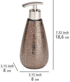 WENKO 69109800 - Set bagno MARRAKESH 12,5x41 cm marrone