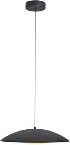 Schöner Wohnen 14607-18-LED dimmerabile lampadario a sospensione su cavo LENTE LED/23W/230V pr.50cm nero