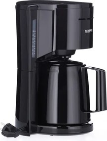 Severin KA 9306 - Macchina da caffè con caraffa termica 1 l 1000 W/230 V, nera
