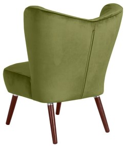 Poltrona verde Velvet Sari - Max Winzer