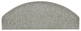 Tappetini per Scale 15 pz Grigio Chiaro 65x24x4 cm