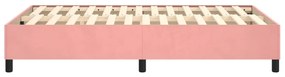 Giroletto a Molle Rosa 120x200 cm in Velluto