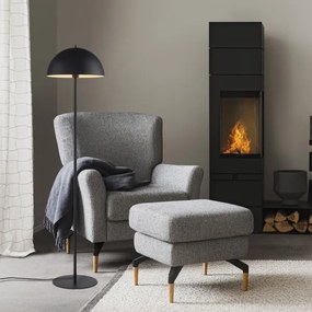 Schöner Wohnen 11727-18 - Lampada da terra ALI 1xE27/25W/230V nero