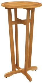 Set da bar da giardino 3 pz in legno massello di acacia