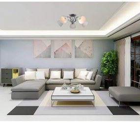 ITALUX PND-5643-3 - Lampadario a plafone LUGANO 3xE27/40W/230V