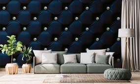 Carta da parati – Eleganza pelle in blu reale