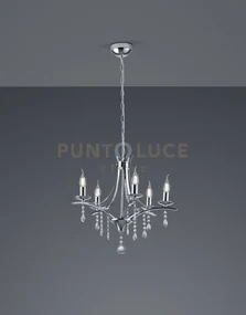Lampadario lucerna 101600506 cromato