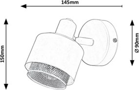 Rabalux - Applique 1xE14/40W/230V