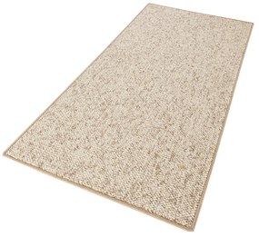 Passatoia beige-marrone 80 x 300 cm Wolly - BT Carpet