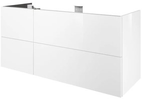 Mobile da bagno sospeso sotto lavabo L 70 x H 64 x P 50 cm bianco, 1 cassetto Neo, Maniglie acquistabili separatamente