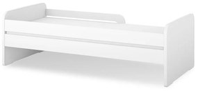 Letto da bambini bianco con materasso e rete inclusi 80x200 cm Duuli – ELTAP