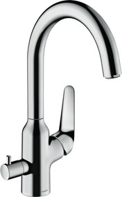 Miscelatore Cucina 1jet Monocomando 220 con valvola Arresto cromo Hansgrohe Focus M42