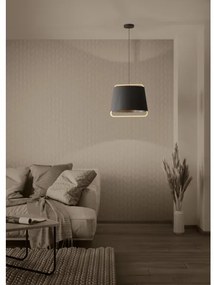 Eglo 390185 - Lampadario a sospensione con filo CAMALOZA 1xE27/40W/230V nero