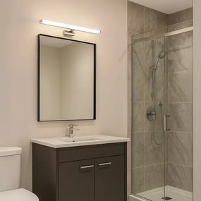 Illuminazione LED per specchio da bagno MIRORE LED/10W/230V 60 cm IP44 cromo lucido