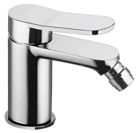 Rubinetto per bidet getto aerato San Babila PALAZZANI argento cromato lucido