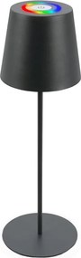 Briloner 7507015 - Lampada da scrivania ricaricabile LED RGBW dimmerabile, 2,5W/5V, IP44, antracite
